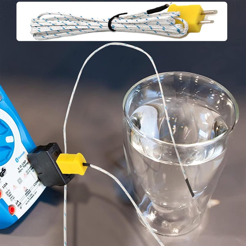 GERUI K-Type Thermocouple Temperature Sensor, Cable Length: 3 Metres Thermocouple