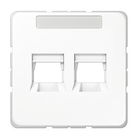 Jung CD569 2WEWW Cover for Modular Jack