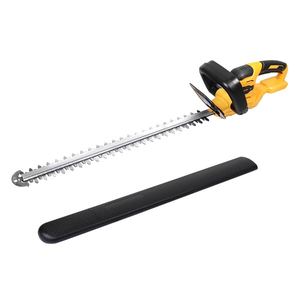 Cordless Hedge Trimmer, Mellif for Dewalt 20V Max Battery (Battery NOT Included) Brushless Bush Trimmer Handheld Shrub Trimmer w/ 22'' Dual-Action Blade & 3/5" Cutting Capacity & 1500RPM & Safety Lock