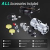 MoKitDora Harley Motorcycle Auxiliary Light Kit Driving Spotlights Fog Light