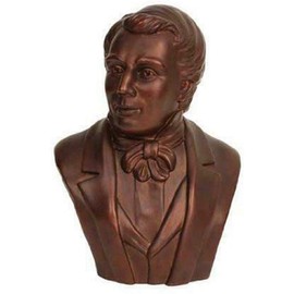 One Moment In Time S32A Statue Joseph Smith Bust Bronze 6" Cultured Marble Mormon LDS CTR