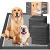 Charcoal Puppy Pads 28x34 Inches Extra Large Dog Pee Pads