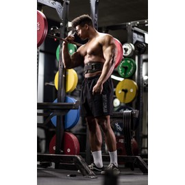 Fitgriff® Weight Lifting Belt V1, Fitness Belt for Bodybuilding, Weight Lifting, Crossfit Training, for Women and Men, green