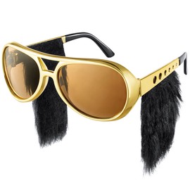 Yoroka 50's 60's style SunGlasses Disco Glasses Rock&roll Eyewear Rockstar dress up Accessories-GD2