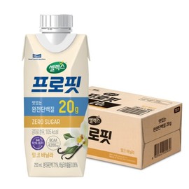 Selex Profit Milk Vanilla, 250ml, 18 pieces / 셀렉스 프로핏 밀크 바닐라, 250ml, 18개