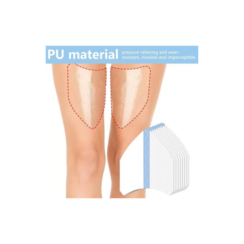 Cinta Anti Rozaduras Para Muslos Transparente Impermeable 5 Unidades Cinta