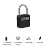 Enajucy Metal Timer Lock - Electronic Time Padlock with LCD