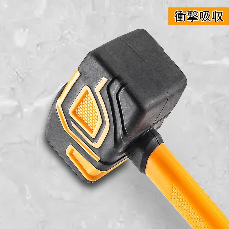 COZENTA Rubber Hammer, Shock Absorption, Practical, Small, 14.1 oz (400