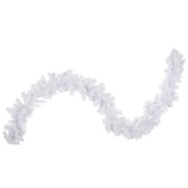 Northlight ICY White Iridescent Spruce Artificial Christmas Garland - 9' x 10" - Unlit