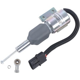 3932329 3932529 3939700 SA-4756-12 SA-4891-12 J932529 Fuel Shut Off Solenoid for Cummins 6BT5.9 4BT5.9 R130 R170 Stop Solenoid Valve Engine 12V