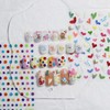 Dedyel Candy Bear 5D Embossed Nail Art Stickers, Waterproof Vinyl