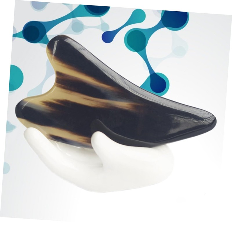 Baluue 1pc Scraping Massage Tool Buffalo Horn Gua Board for