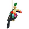 Gisela Graham Resin Carnival Toucan Hanging Decoration