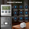 Wothfav Digital Temperature Controller with Waterproof Probe,Programmable Thermostat Outlet Plug,