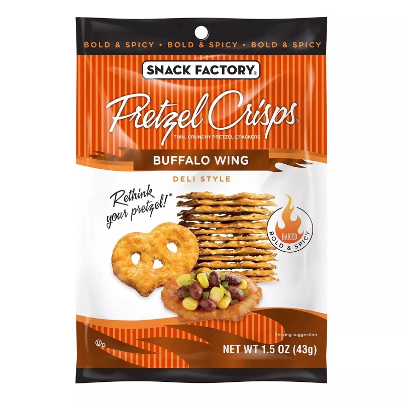 Snack Factory Pretzel 🥨 Crisps Variety Pack, Individual Snack Packs-24