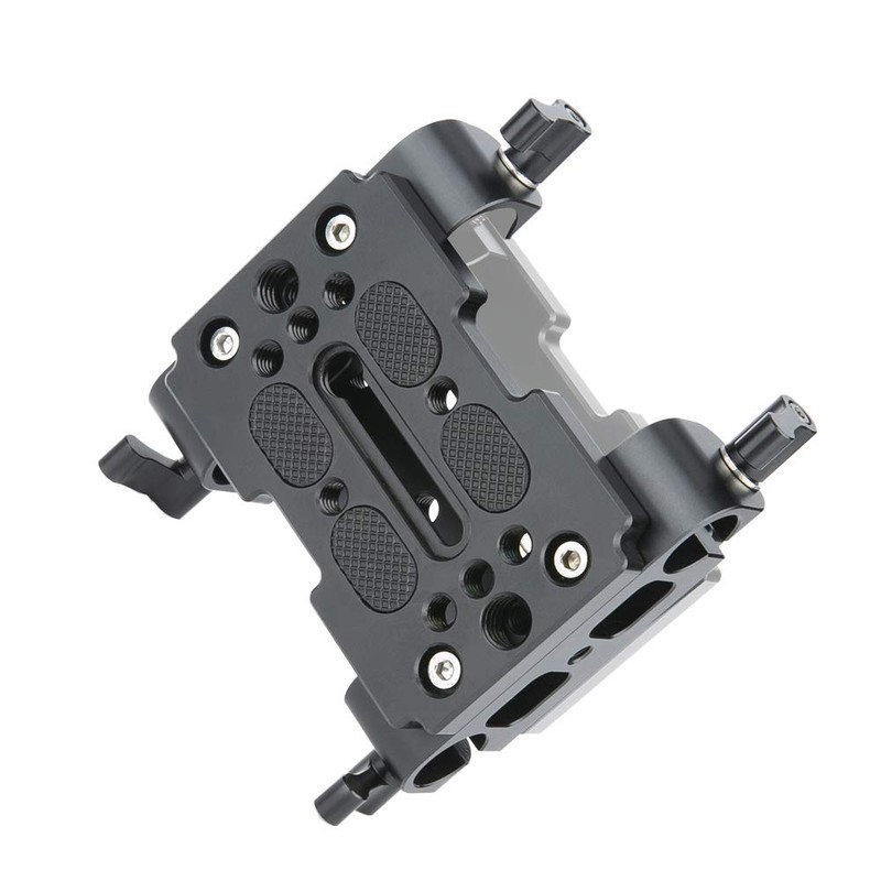 NICEYRIG Universal Mounting Plate with 15mm Rod Clamp (Set of