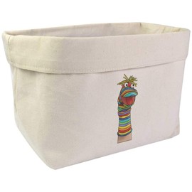 Azeeda Large 'Sock Puppet' Canvas Organiser/Storage Bag (OR00023130)