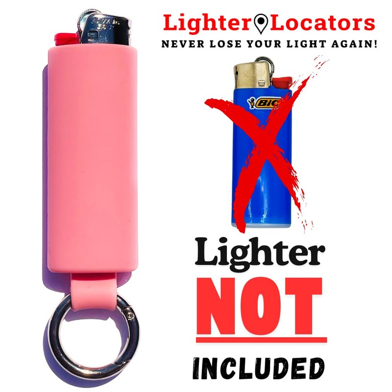 Lighter Holder for J6 BIC Lighters. Silicone case has a