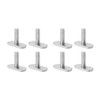 ZONADAH 8 Set M6 Kayak Track Screws and Nuts Replacement