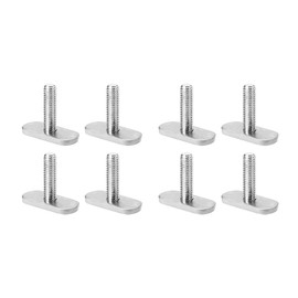 ZONADAH 8 Set M6 Kayak Track Screws and Nuts Replacement Kit Kayak Screws Rail Track Nuts for Kayaks Rail Gear Mounting Replacement Kayak Canoe Boat Accessories