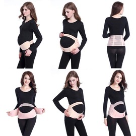 S.G. Adjustable Belly Bands for Pregnant Women (Pink, XXL) – Maternity Belly Band for Pelvic & Back Pain – Ideal Pregnancy Belt for All Stages of Gestation – Pregnancy Must Haves for To Be Moms