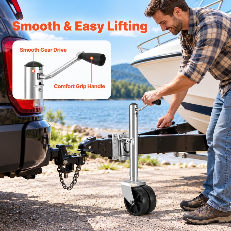 Trailer Jack for RVs & Boats – 2,000 lb Capacity