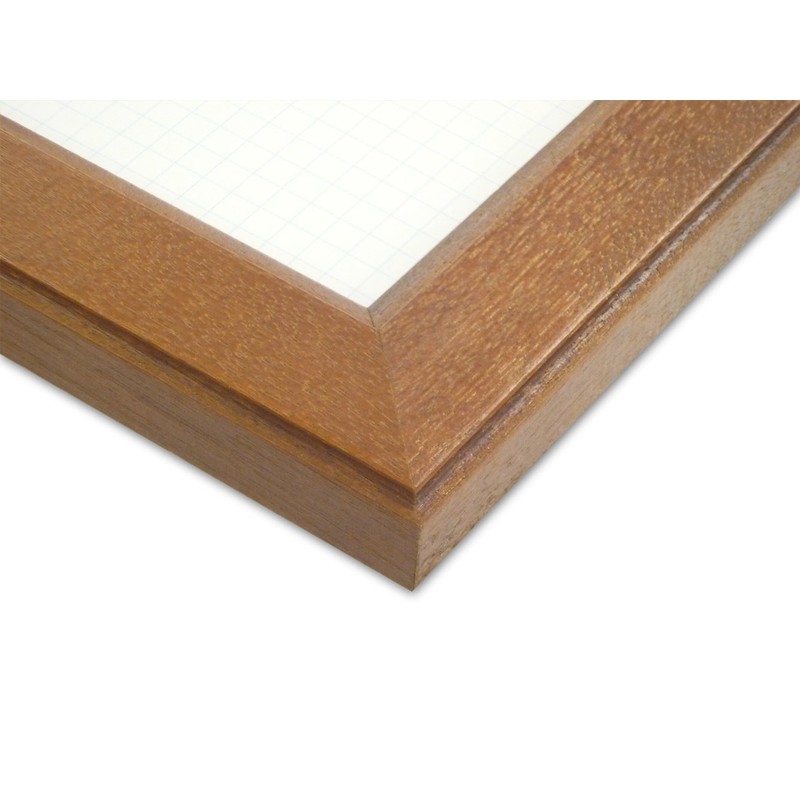 Daisen J635D2501 Picture Frame, A4 Large, Brown, Shrink Pack