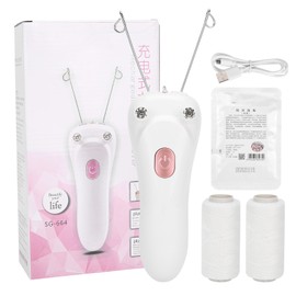 USB Charging Electric Cotton Thread Epilator Facial Body Hair Removal Machine DevicePink