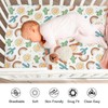 Boho Western Desert Fitted Baby Crib Sheets for Girl Boy
