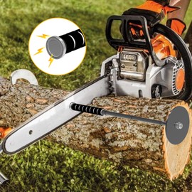 Sthmeyue Firewood Measuring Tool，9 to 28.5 Inches Measurement Range, Aluminum Alloy Construction, Non-Slip EVA Handle