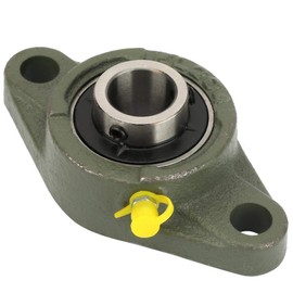 Keenso Rhombic Bearing UCFL204 Thickened Mounted Self-Aligning Oval Flange Pillow Block Bearing with Oval Flange for Various Machines