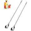 Goldelith Bar Spoon Set 10 Inch Stainless Steel Cocktail Mixing