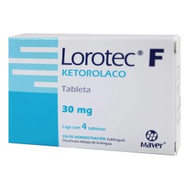 Lorotec F Tabletas Sublinguales 30 Mg, 4 Tabletas