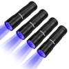 morpilot Black Light, UV Blacklight Flashlights 4 PCS 12 LEDs