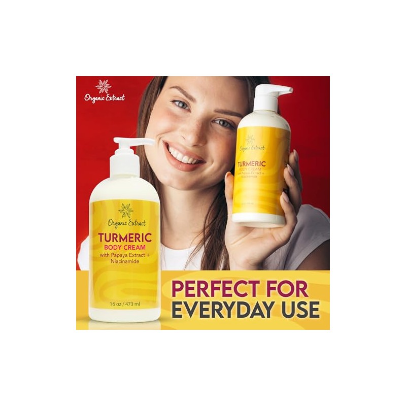 Turmeric Body Cream - 16 fl oz/473 ml - Deep