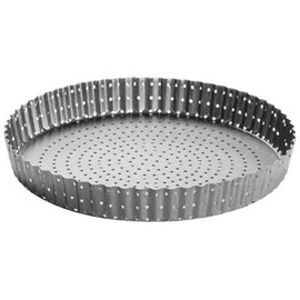 Lakeland Perfobake Loose Based Flan Tin, Round, 25cm