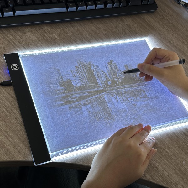 Light Pad Drawing A4 Tracing Light Table LED Copy Board,Portable