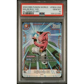 Dragon Ball TCG: Fusion World Ultra Limit, Kid Majin Buu #FB04 094, PSA Graded 10 GEM Mint, Fully Encapsulated and Bundled with Compatible Dragon Ball Super Hard Sealed Case