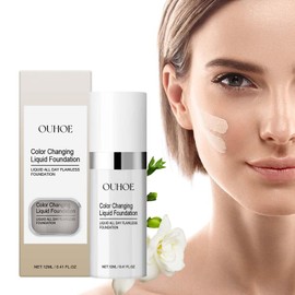 Foundation Colour Changing Foundation for Mature Skin Changing Foundation Colour-Changing Liquid Foundation for Mature Skin Waterproof Foundation Lightweight and Long Lasting