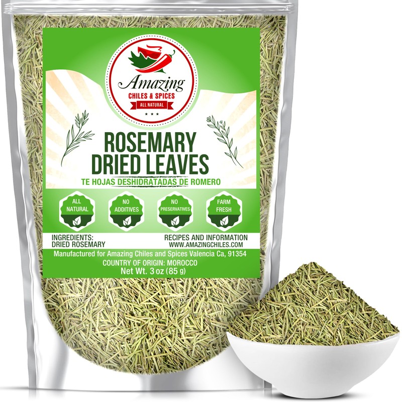 Rosemary, Thyme and Oregano (3-Pack), All Natural, Whole Leaf, Non-GMO,