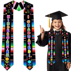 Kindergarten Graduation Sash - Floral Design + Adjustable Tassel Hat – Preschool & Pre-K Ceremony Accessories