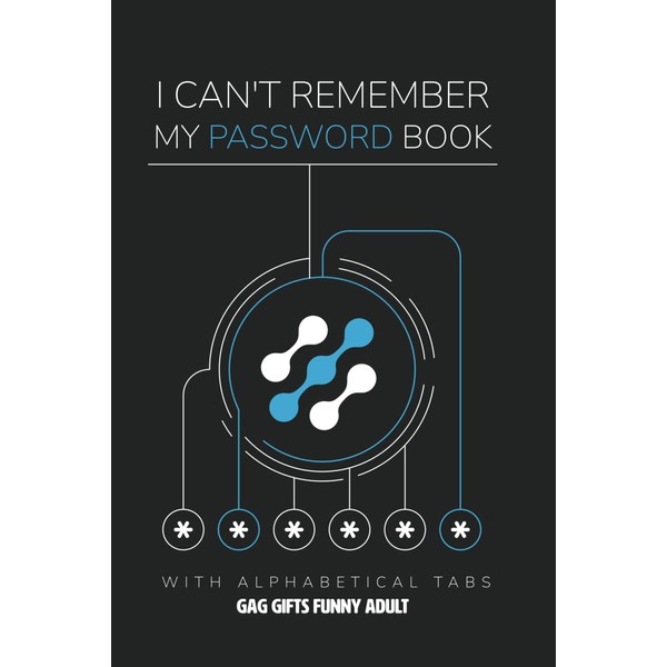 gag gifts funny adult: I Can't Remember : Password Book: