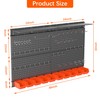 TORACK Metal Pegboard with Peg Board Hooks, Tools Storage Pegboard
