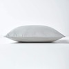 HOMESCAPES - 100% Cotton Plain Grey Cushion Cover- 30 x