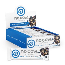 D's Naturals No Cow Nutritional Bar, Blueberry Cobbler, 12 Count