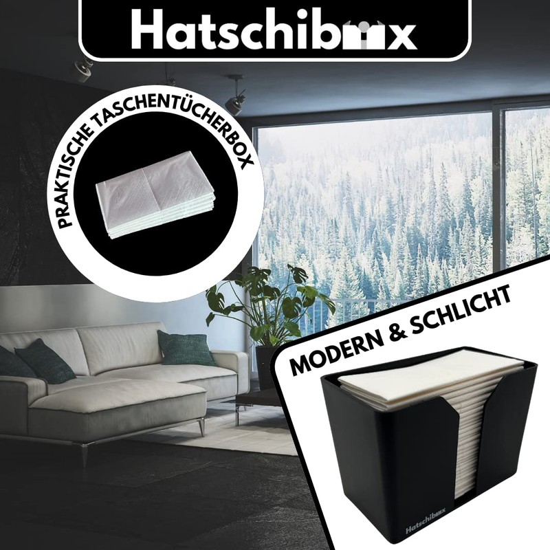 Hatschibox ABS Thermoplastic, Tissues Box - Stylish Tissue Box, Refillable