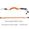 zalati Kayak Paddle Leash Safety Elastic Canoe Paddle Rope with