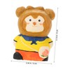 Tofficu Unique Monkey Figurine Wooden Decor Ornament for Monkey Decor
