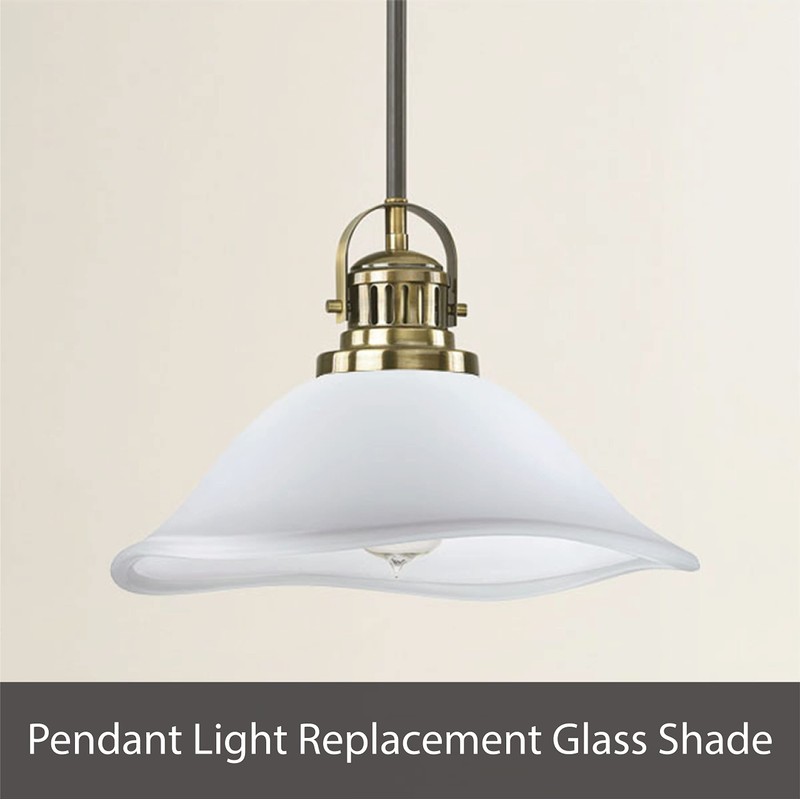 Aspen Creative 25308-60-1, Clear Glass Shade for Medium Base Socket