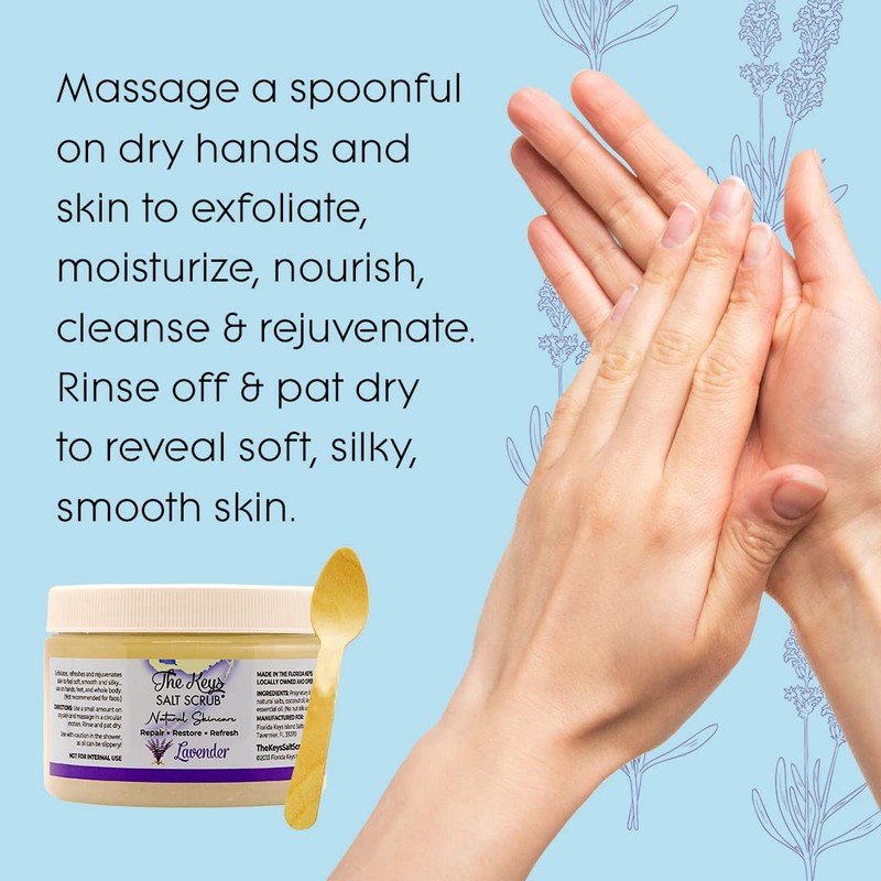 The Keys Salt Scrub -Sea Salt Scrub - Exfoliating Body